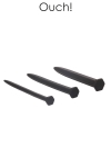 Set de 3 plugs ur�traux Grands clous - Ouch!